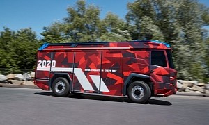The Volvo-Powered Electric Fire Truck Becomes Hybrid, BMW Gets Involved