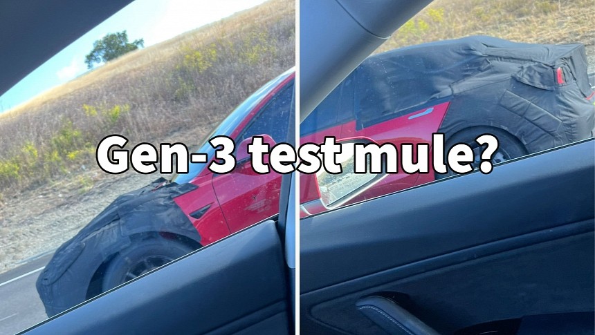 Could this be a test mule for Tesla's Gen-3 compact EV?