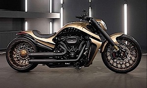 The Wheels on This Custom Harley-Davidson Breakout Should Be in an Art Museum