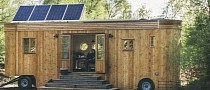 The Wohnwagon Is a Completely Self-Sufficient, Gorgeous Log Cabin on Wheels