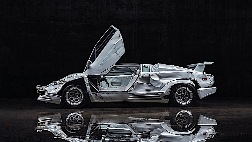 1989 Lamborghini Countach 25th Anniversary from The Wolf of Wall Street