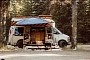The Woody Van Conversion Is a Head-Turner With Its Homemade Roof Raise
