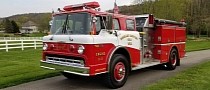 The World Is on Fire, You Might Need This 1986 Ford C8000 Fire Truck