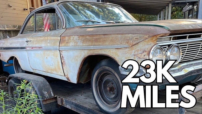 1961 Impala ready for restoration