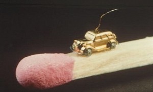 The World’s Smallest Motorized Car Is a Toyota AA the Size of a Grain of Rice