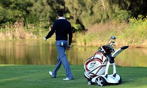 The X9 Is a Futuristic Golf Trolley That Will Follow You Like a Trained Great Dane
