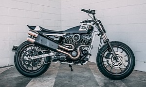 The XX Tracker Is a Custom Harley-Davidson Sportster Prepared for the Dirt Track