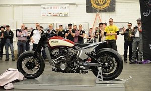 The Young Guns Reveal Their Custom Indian Scout Racer