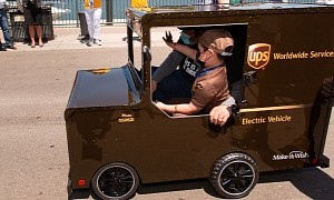 The Youngest UPS Driver in the World Is Only 6, Drives Cutest Mini UPS Truck