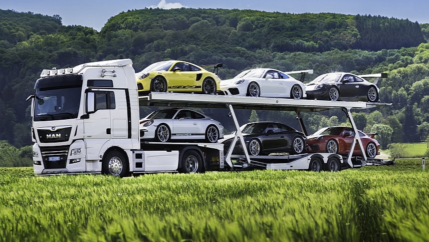Truck full of Porsche 911s has been listed for sale for quite some time