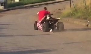 There's Much "Auch" to This Silly ATV Crash