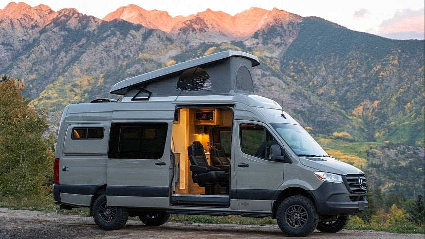 There's No Place Too Off-Grid for This Seriously Equipped, Pop-Top Tiny Home on Wheels
