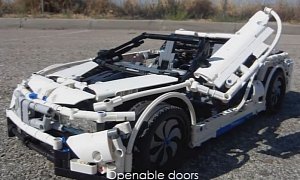 There’s a BMW i8 Spyder Made of Lego Out There and It’s Awesome