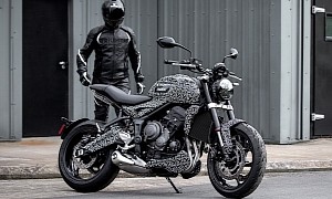 There’s a Camouflaged Triumph Triple in Town, and Its Name Is Trident