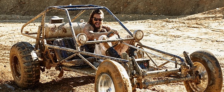 Jason Momoa takes a ride in the desert for Men's Magazine, December 2020
