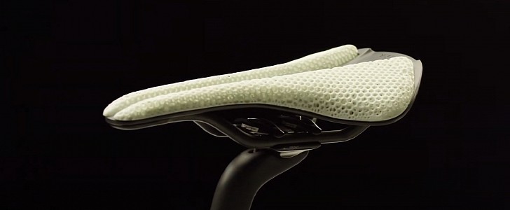 3D printed bike saddle