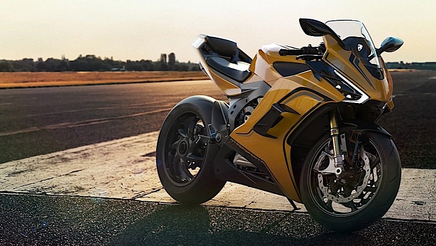 Damon Hypersport - the best production electric motorcycle by range (combined)