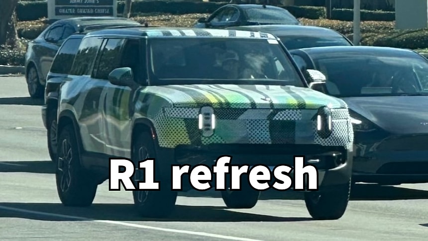 Rivian R1S refresh prototype