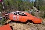 These Dukes of Hazzard Dodge Charger "Jump Cars" Are Rotting Away in a Junk Yard