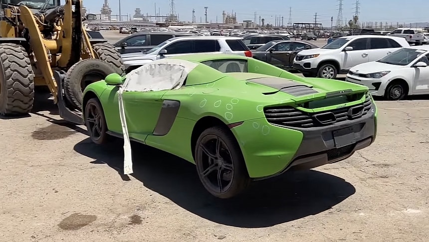 2016 McLaren supposedly burned