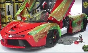 These Guys Took Apart a LaFerrari's Interior To Install An Audio System in Dubai