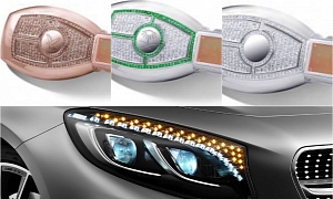 These Keys Are Fit For Your S-Class Coupe With Swarovski-Lights