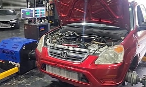 These Mad Lads Squeezed 800 Horses Out of a K24-Swapped Honda CR-V, Major Respect