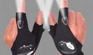 These Odd-Looking Gloves Let You Change a Tire in Total Darkness