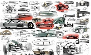These Sketches Inspired Morgan's All-New 2022 Three-Wheeled Model