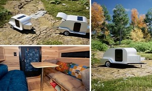 These Sleek Teardrop Trailers Are Tailor-Made for EV Towing, Will Power Up Your Home