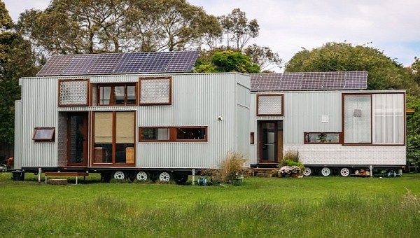 Custom tiny homes with brilliant interior design for a family of four