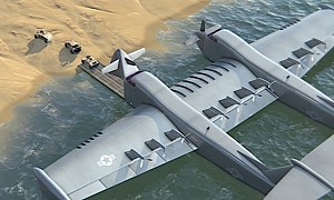 These Two Designs Were Cleared for DARPA’s Liberty Lifter Flying Boat, Love the Twin-Hull