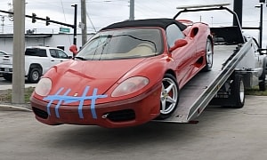 They Bought the Worst Ferrari on the Internet, the Car Sat Parked Outside for Five Years