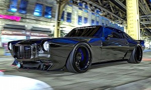 Thicc Chevrolet Camaro Rolls Across CGI Streets With Murdered-Out Z/28 Attitude