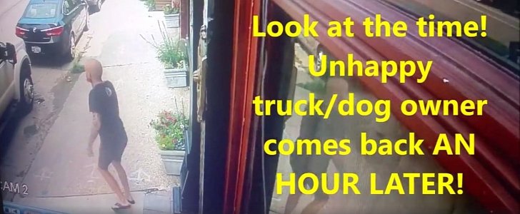 Truck owner returns to parked vehicle and finds its window broken