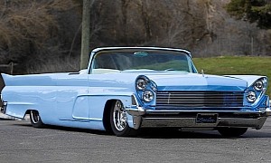 Think You Can Roll a Pencil Under This Low-Riding 1959 Lincoln Continental?