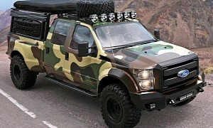 Third-Gen Godzilla Ford F-350 Gets CGI-to-Reality ‘Singles’ Overlanding Makeover