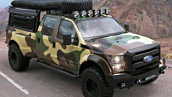 Godzilla Ford F-350 Overlanding CGI to reality by abimelecdesign