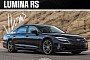 Third-Gen, Quirky Chevy Lumina Comes Out of the CGI Shadows, Rocks the 'RS' Trim
