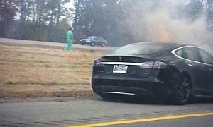 Third Tesla Model S Burns, Driver Says Car Saved His Life <span>· Updated</span>