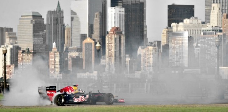 Red Bull F1 Car in New York