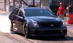 This 10-second Cadillac CTS-V Wagon Ain't No Fancy Grocery Getter