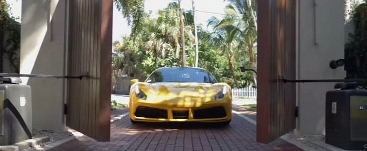 Ferrari 488 Spider sells with $13 million Florida waterfront mansion 