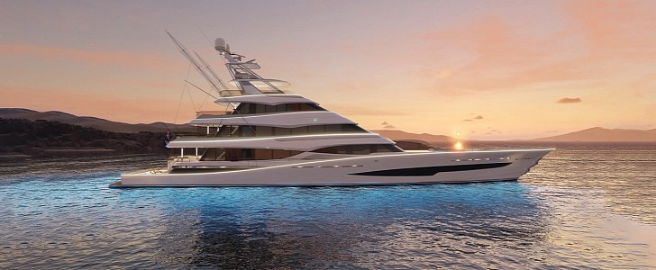 The Project 406, a 171-feet superyacht