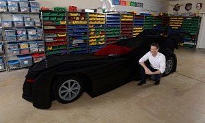 This 18-Foot-Long Batmobile Is Made of 500,000 Lego Bricks