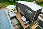 This $18K Tiny Home Has a Large Patio, a Fully Working Kitchen, and a Loft Bedroom