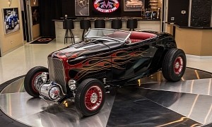 This 1932 Ford Roadster Hi-Boy Street Rod Is Flaming Hot