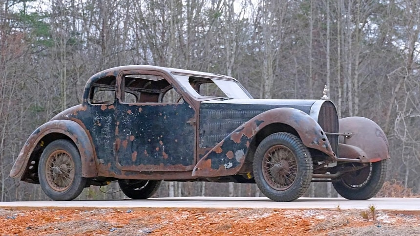 1936 Bugatti Type 57 Ventoux may have been the fanciest promotional vehicle once, is now in much need of TLC 