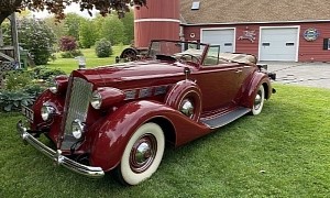 This 1937 Packard Super Eight Drop-Top Is What Vintage Luxury Dreams Are Made Of