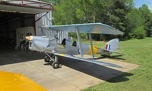 This 1941 DeHavilland Is a Double-Winged Metal Tiger Moth